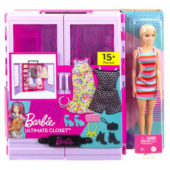 Barbie®️ Ultimate Closet + Doll